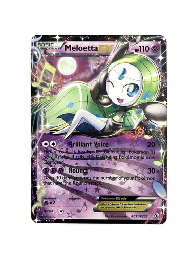 Meloetta EX RC11/RC25 Legendary Treasures Radiant Collection Pokemon TCG LP - Picture 1 of 3