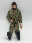 Land Adventurer Flocked Brown Hair & Beard 12" GI Joe 1970 Hasbro Vintage Figure