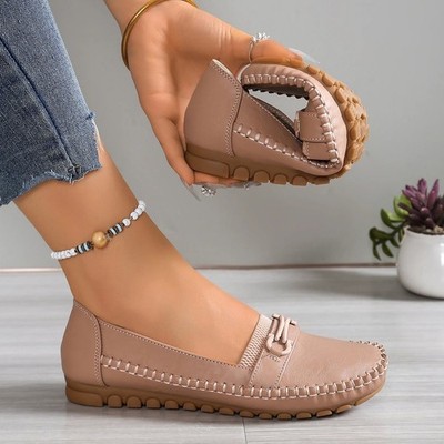 Women s Slip On Loafers Comfortable Flat Shoes Lightweight Casual Walking