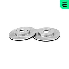 2x OPTIMAL Disque de frein Avant pour FORD Fiesta Mk6 3/5 portes (JA8, JR8)