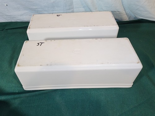 APILCO Classic Whiteware Porcelain, 11 3/4” Loaf Pan, Set of 2 NICE! - Picture 12 of 15