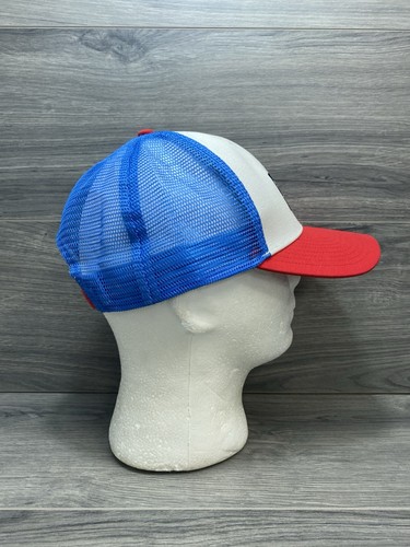 Gorra Patagonia Gorra Snap Back Azul Blanco Montañas Camionero Malla Béisbol Para Hombres - Imagen 2 de 8