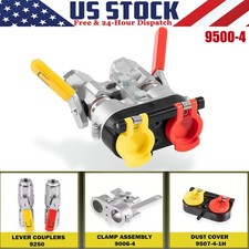 9500-4 Agricultural Tractor Clamp Kit &lever Actuated Quick Coupler W/dust Cover