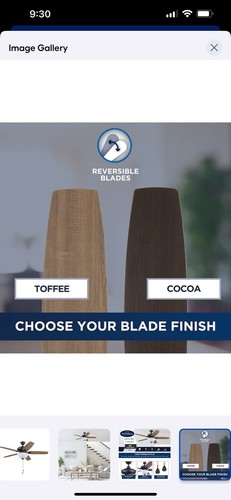 Harbor Breeze Coastal Creek 52-in Bronze Toffee/cocoa Blades Ceiling Fan - Picture 7 of 9