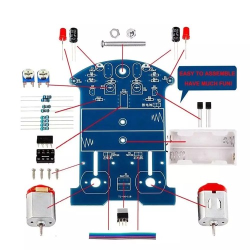 Solder Your Way to Knowledge Smart Car Project Kit for Electronics Learners - Photo 10/12