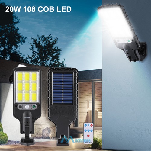 11000W Solar Motion Sensing Lamp Dusk-Dawn Super Bright Street Lamp 360° Round - Picture 49 of 60