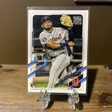 2021 Topps - Isaac Paredes #65 Fielding, Grey Jersey (RC)
