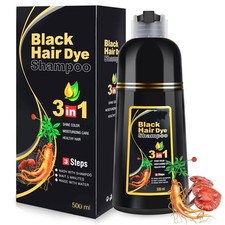 Hair Dye Shampoo 3 in 1 Hair Shampoo Instant Hair Dye Herbal Ingredients