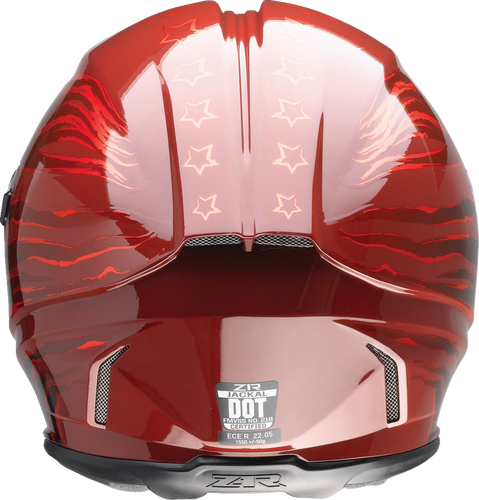 Z1R Jackal Helmet - Patriot Red XS 0101-15419 - Bild 3 von 5