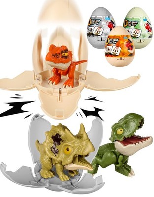3 Pack Jumbo Dinosaur Eggs - Drop to Hatching Dinosaur Eggs Toys Birthday Gif...