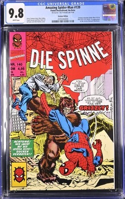 Marvel Amazing Spider-Man #139 German Edition Die Spinne CGC 9.8