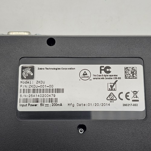 Zebra ZKDU-001-00 QWERTY Keyboard For Label Printers ZKDU - Photo 9/9
