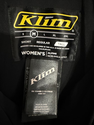 KLIM Women's Alpine Snowmobile BIB, Size Medium Tall, Non Insulated Gore-Tex - Bild 2 von 5