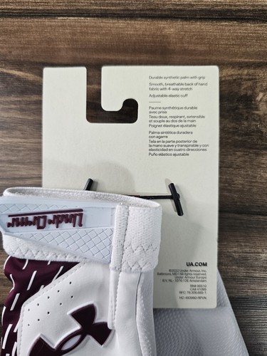Nuevo Under Armour Hombres UA Limpieza Béisbol Softbol Adulto Guantes de Bateo Pequeños - Imagen 6 de 7