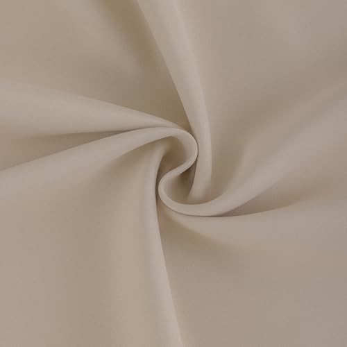 Pinch Plissee Verdunkelungsvorhänge mit Haken - 90 40" B x 90" L (2er Pack) Sand - Bild 7 von 7