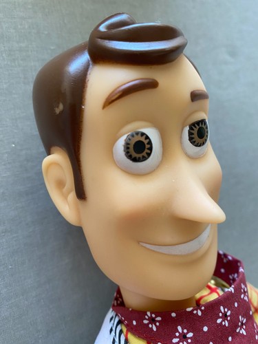 VINTAGE Disney Woody der Sheriff sprechende Actionfigur Puppe von Thinkway - Bild 3 von 17
