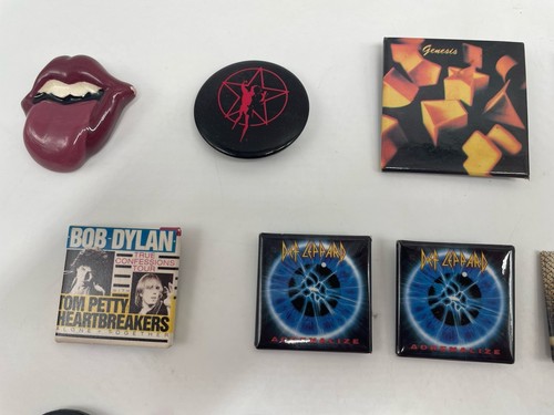 Vintage Rock Band Concert Music Mixed Pin Lot (Rush, Tom Petty, Def Leppard...) - Picture 4 of 18