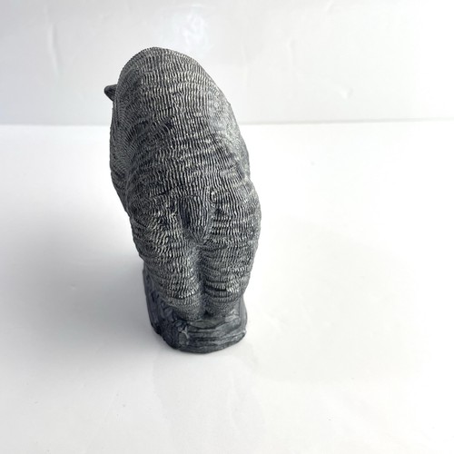 Wolf Sculptures Grizzly Bear Sex Soapstone Carving Animal Figurine Canada Art - Bild 4 von 8