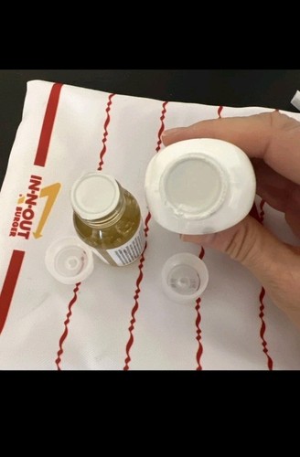 In-n-out Burger piccolo sacchetto con coulisse borsa da spiaggia protezione solare e aloe vera INO - Foto 7 di 8