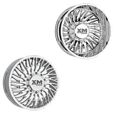 24x8.25 Xm Xm-901 Chrome Pre-11 Gm Pre-19 Dodge Dually Wheels 8x6.5 Set Of 6 24x8.25 Xm Xm-901 Chrome Pre-11 Gm Pre-19 Dodge Dually Wheels 8x6.5 Set Of 6