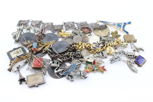 Souvenir Schmuck Postkarte Buch Emaille Paris Tafel Armband x 30