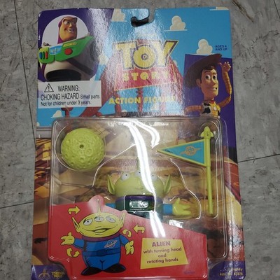 Disney's Toy Story Action Figure Alien Turning Head Rotating Hands Thinkway Toys