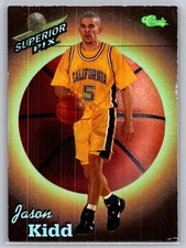 1995 Classic Superior Pix Basketball Chrome #2 Jason Kidd - VG -