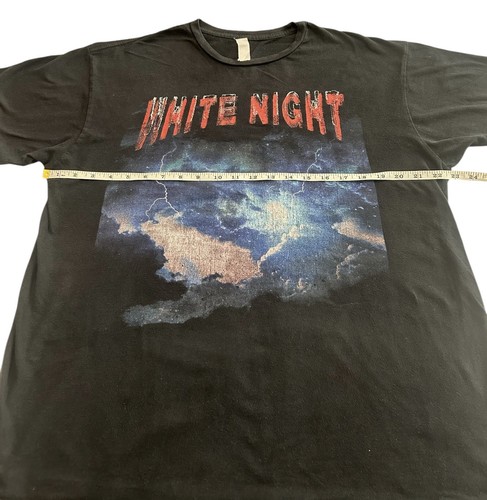Camiseta Taeyang Sol Big Bang K Pop Noche Blanca 2017 Gira Mundial Talla Grande Negra - Imagen 5 de 12