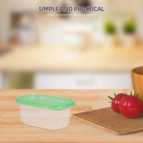 12pcs Food Storage Containers with Lids Rectangular Plastic Lunch Boxes Dispo... - Bild 7 von 9