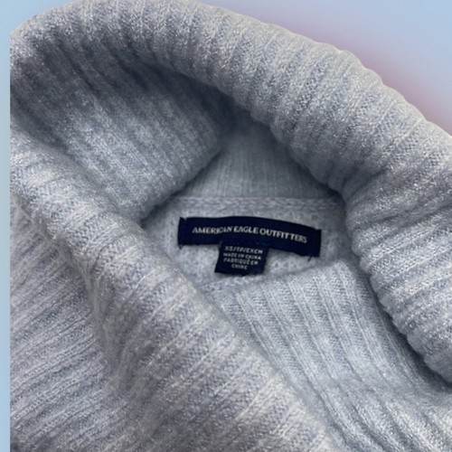 American Eagle Rollkragenpullover Damen XS hellblau - Bild 3 von 3