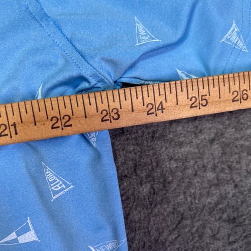 Johnnie O Golf Poloshirt Herren Large Blau Segelboot Maritim Freizeit Wandern - Bild 8 von 8