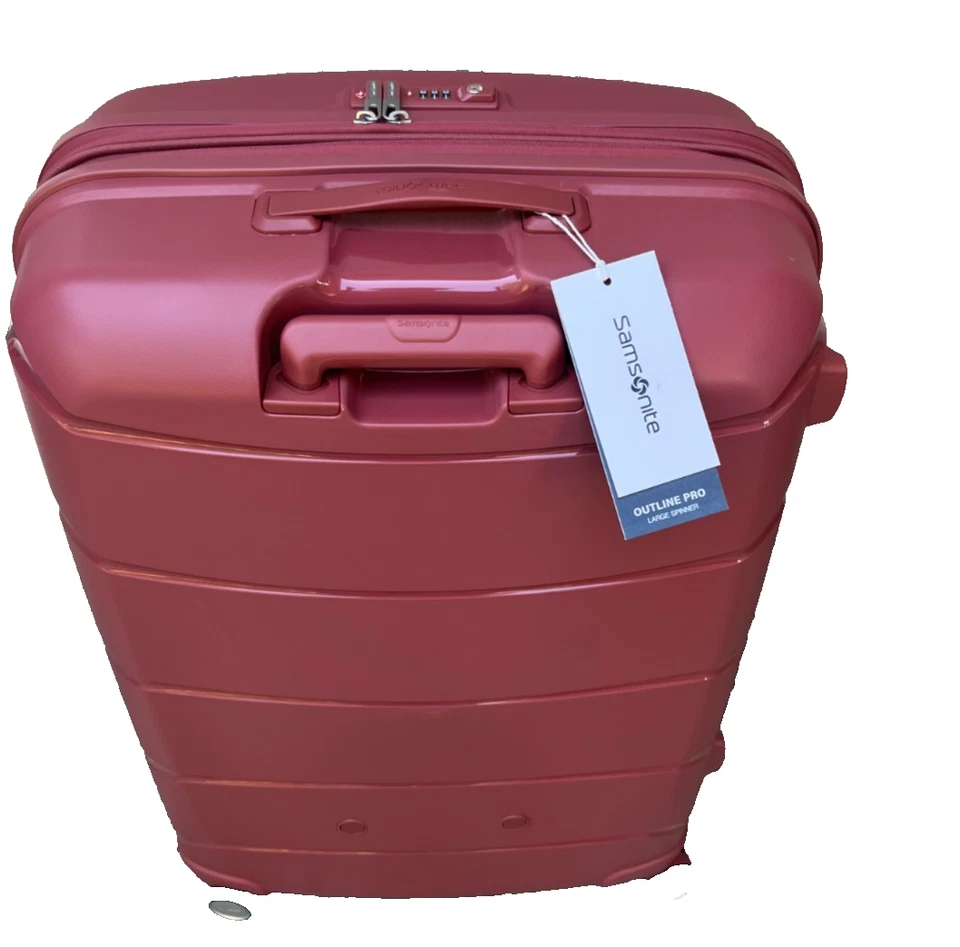 Samsonite Outline Pro Large Spinner Suitcase Mars Red NEW IN BOX - Image 3 of 4