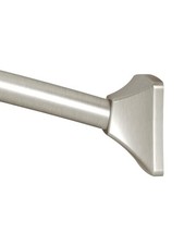 Moen 72" Curved Shower Rod w/ Decorative Covers  CSR2164BN  Brushed Nickel