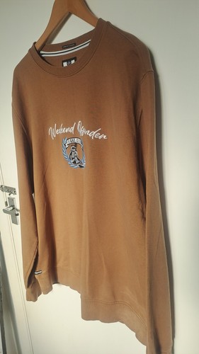 Mens Weekend Offender "Fight Club" Light Brown Sweatshirt - Size XL - Picture 3 of 11