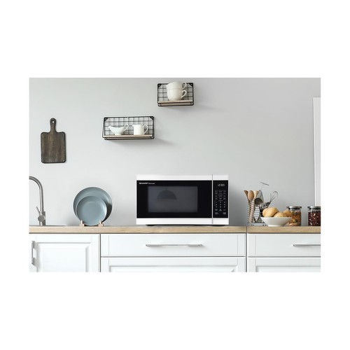 SHARP Countertop Microwave Oven, Removable 12.4" Carousel, 1000 Watt, 1.1cc Feet - Picture 3 of 8