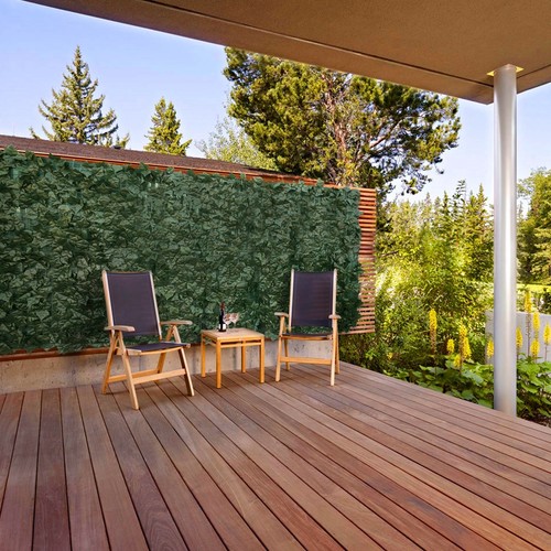 Sunrise 58" x 156" Faux Ivy Leaf Privacy Fence Screen with Mesh Back Artifici... - Picture 7 of 7