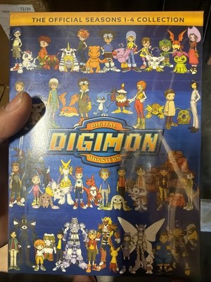DIGIMON DIGITAL MONSTERS: COMPLETE SERIES- 1-4, DVD BOX SET