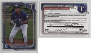 2024 Bowman Chrome Prospects Refractor /499 Yolfran Castillo #BCP-159