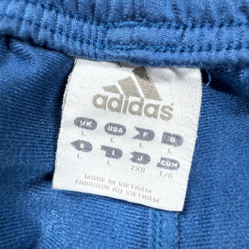Adidas Track Pants Y2K Men's Large 2003 VTG Blue Tearaway Athletic Street Wear - Picture 3 of 16