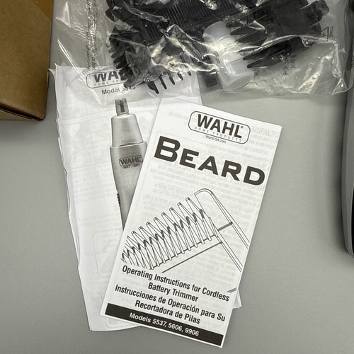 Wahl Groomsman Regolabarba Uomo a Batteria per Capelli, Naso Peli - 5621 - Foto 5 di 6