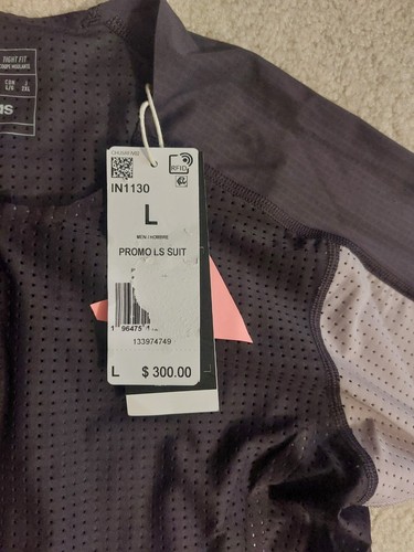 Adidas Pro Elite Team Promo LS Speedsuit 2024 Purple IN1130 Mens Size Large - Picture 5 of 5