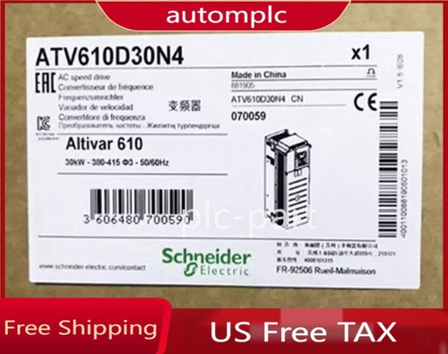 1PC New In Box Schneider ATV610D30N4 Inverter PLC Module Expedited Shipping - Picture 1 of 4