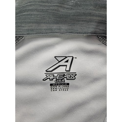 Ahead USA Herren Medium Disney Golf Mickey Mouse 1/4 Reißverschluss Pullover Shirt grau - Bild 6 von 13