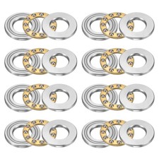 8pcs F11-21M Thrust Ball Bearings 11mmx21mmx7mm Chrome Steel Single Direction