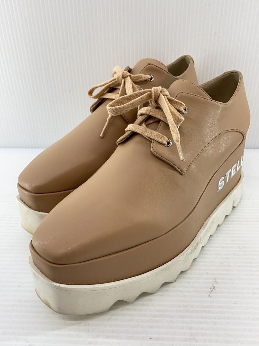 【美品】STELLA McCARTNEY スニーカー 37 23.5-24cm Stella Mccartney Woman Leather White Shoe Size 37 (Insole 24