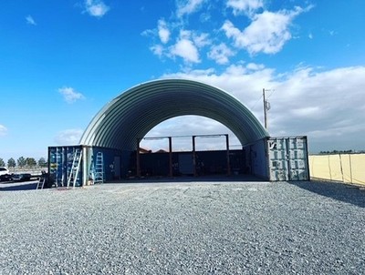 21x40x10 DuroSPAN Steel Shipping Container Canopy Conex Roof Kit Factory DiRECT