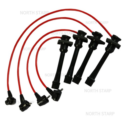 JDMSPEED Spark Plug Wires Set for 93-97 Geo Prizm Toyota Celica Corolla 1.6L 1.8 - Picture 3 of 6