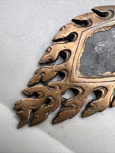 Vintage Tibetan Fire Sword of Manjushri Iron Brass Buddhist Ritual Nepal - Picture 7 of 24