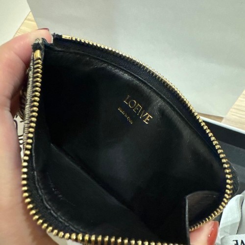 LOEWE Münzetui Kartenetui Mini Geldbörse Leder Unisex aus Japan echt gebraucht - Bild 5 von 8