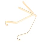 6 pcs  Christmas Stocking Holder Metal Mantel Hooks Multipurpose Hangers